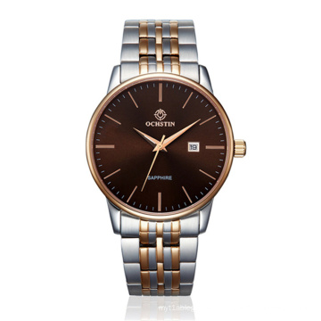 OCHSTIN CQ015B Top Brand Men Watches Stainless Steel Luxury Calendar Display Ladies Quartz Watch  Waterproof Lovers Watches
